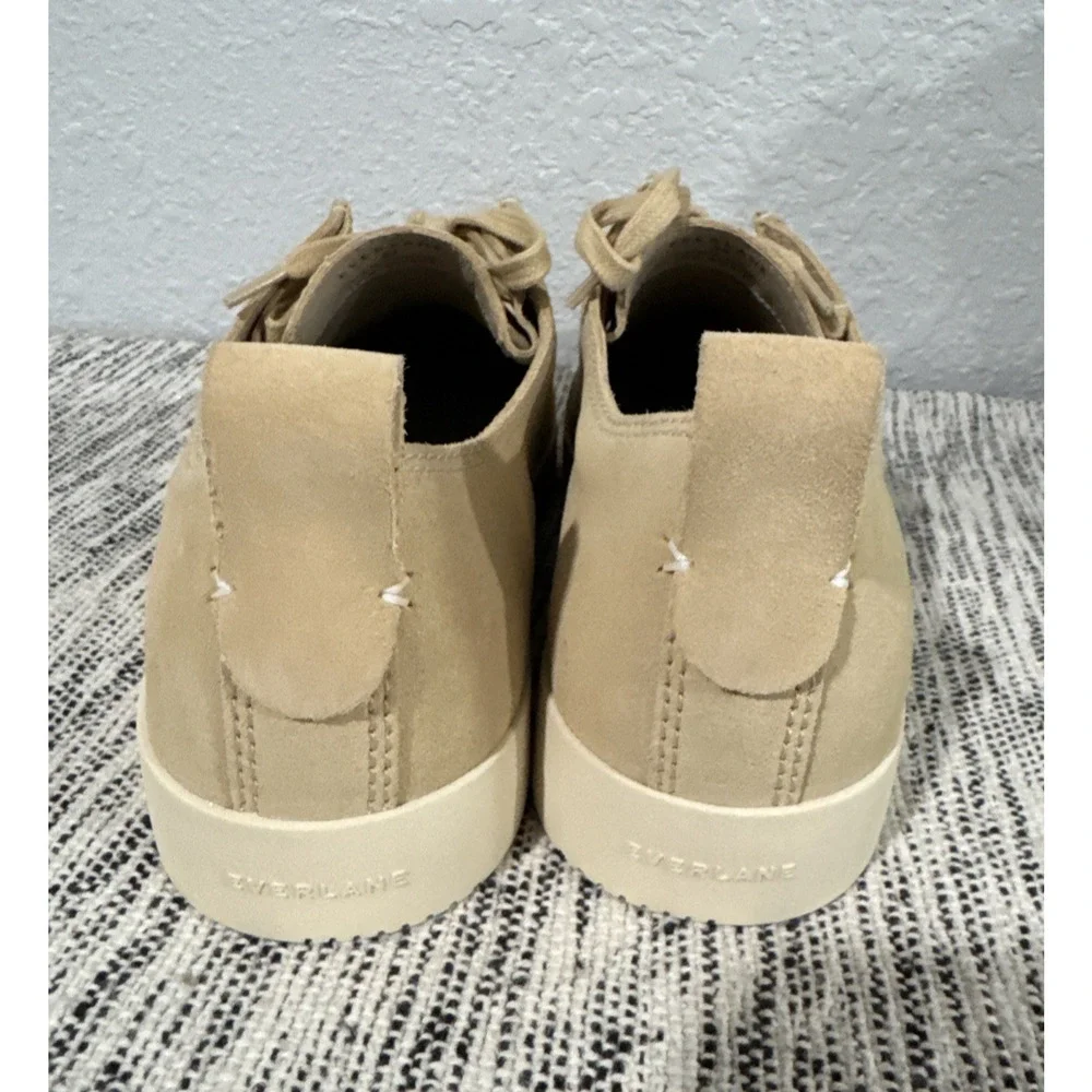 Everlane Desert Shoe Beige Suede Lace Shoes Low Top Loafers Mens 9.5 Preppy